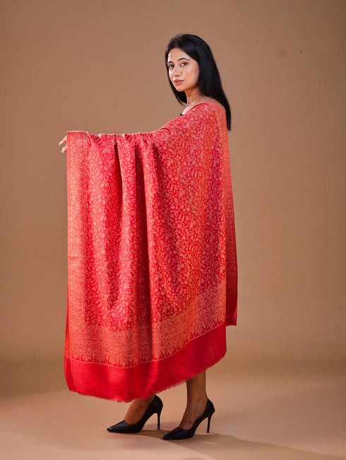 Women's Jamawar Wool Shawl